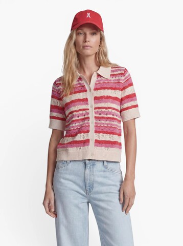 ONLY Knit cardigan 'LULA' in Red: front