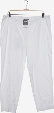 Ulla Popken Pants in 5XL in White: front