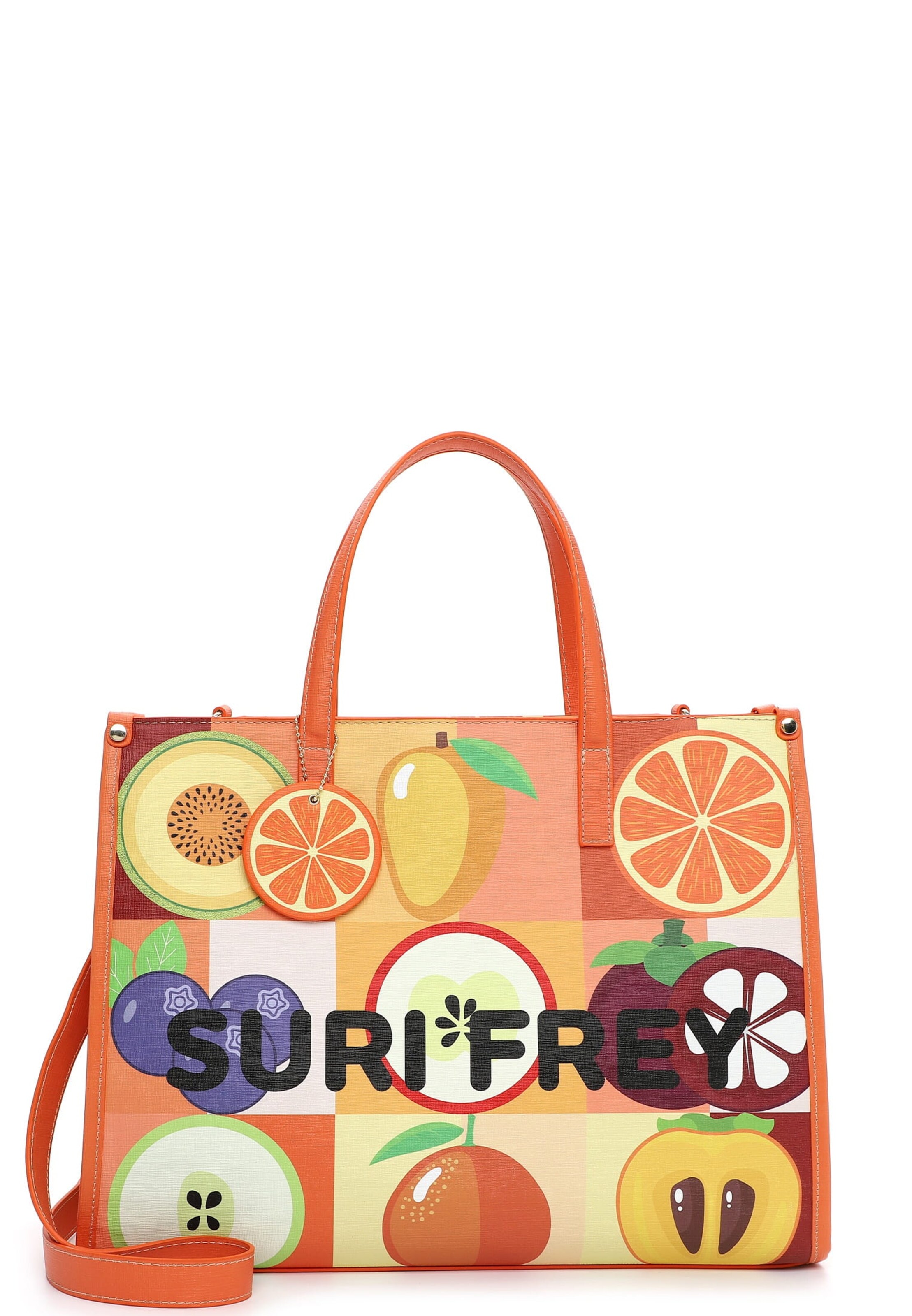 Suri Frey Shopper 'Issy' in Orange: Vorderseite