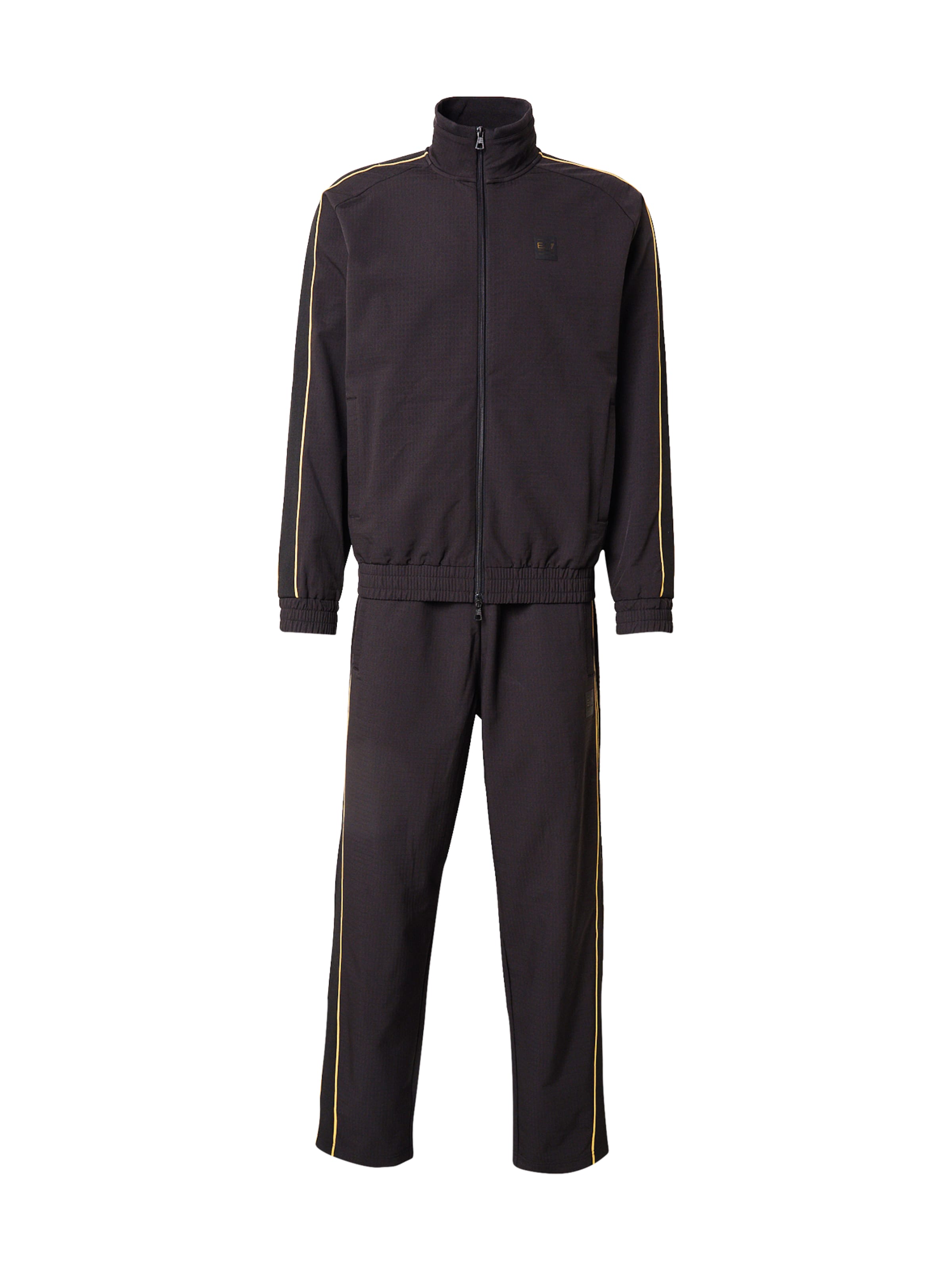 Survêtement EA7 Emporio Armani en noir : devant