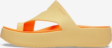 Crocs Varvastossut värissä keltainen: etupuoli