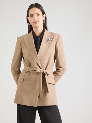 HUGO Tussenmantel 'Abivale' in Beige: voorkant