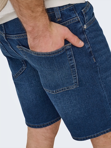 Only & Sons Regular Jeans 'ONSWeft' in Blue