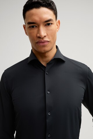 JOOP! Slim fit Zakelijk overhemd 'Pai' in Zwart