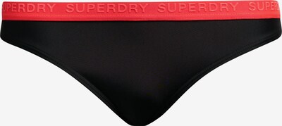 Superdry Bikinihose in feuerrot / schwarz, Produktansicht