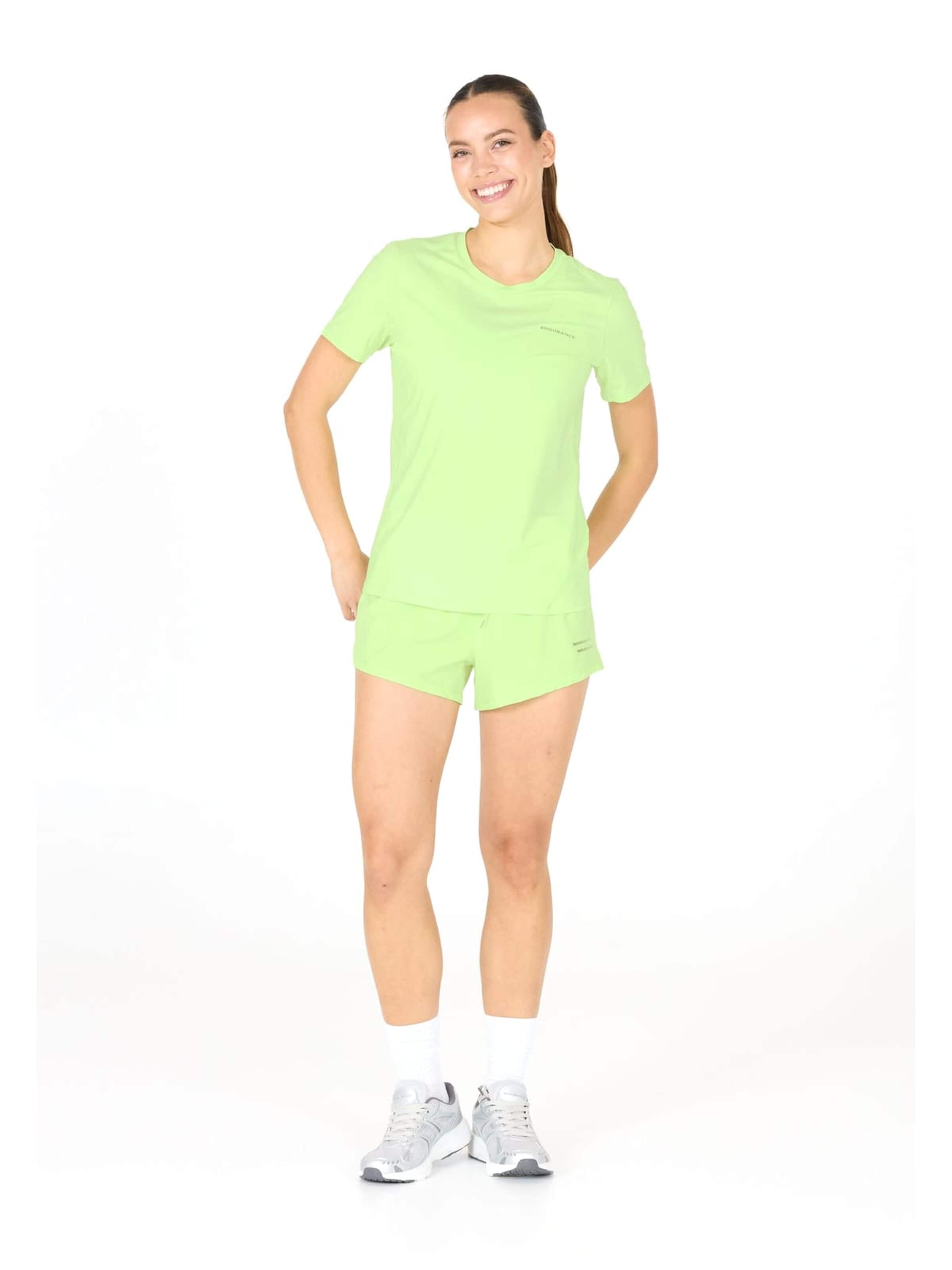 T-shirt fonctionnel 'Nan W SS Tee' ENDURANCE en vert