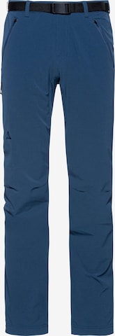 Schöffel Regular Outdoor Pants 'Taibun' in Blue: front
