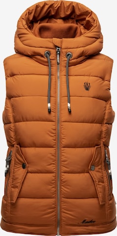 Gilet 'Taisaa' MARIKOO en marron : devant