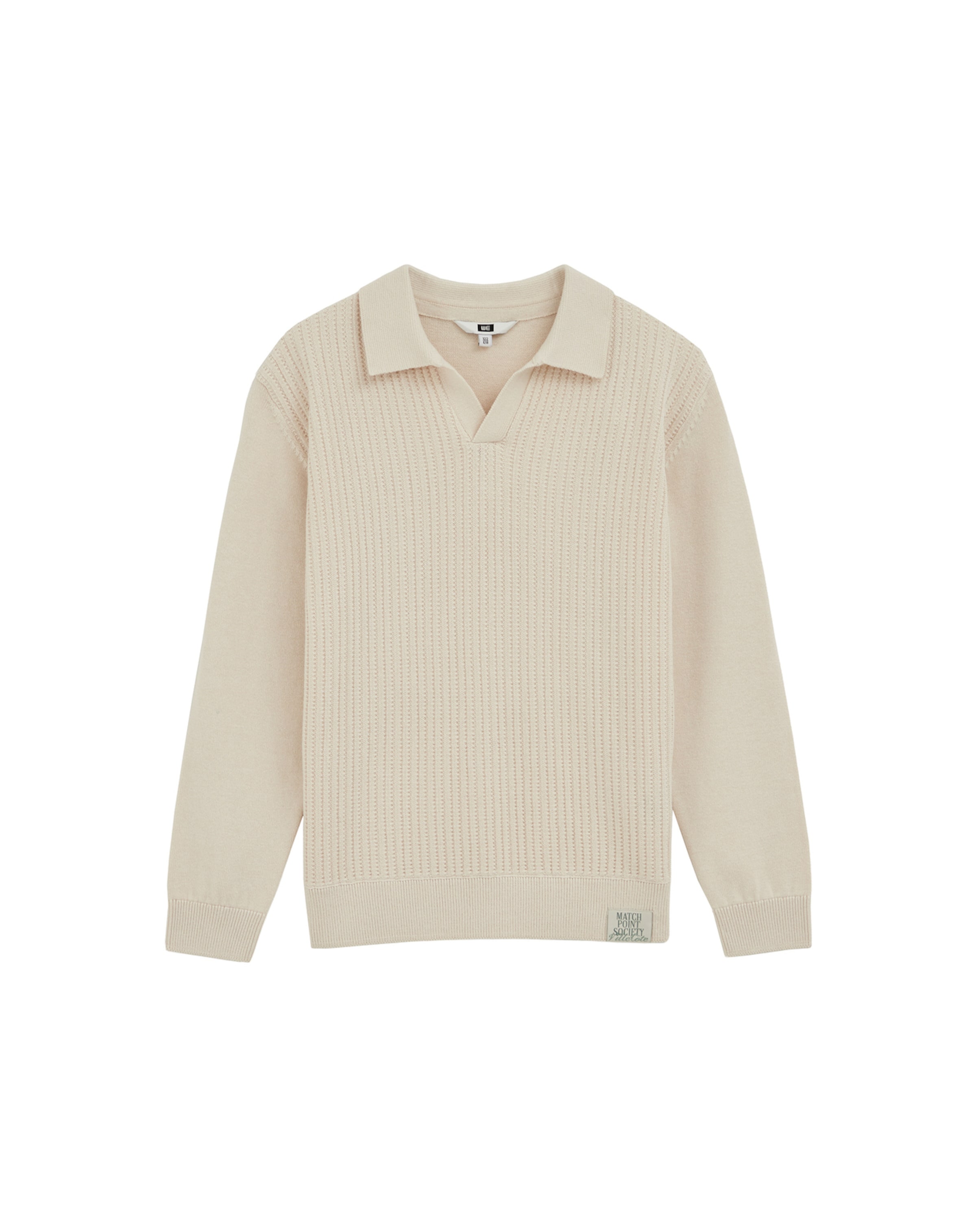 WE Fashion Tröja i beige: framsida