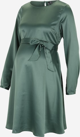 Vero Moda Maternity Obleka 'MERLE' | zelena barva: sprednja stran