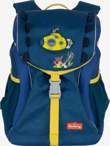 Scouty Backpack 'Woody' in Blue: front