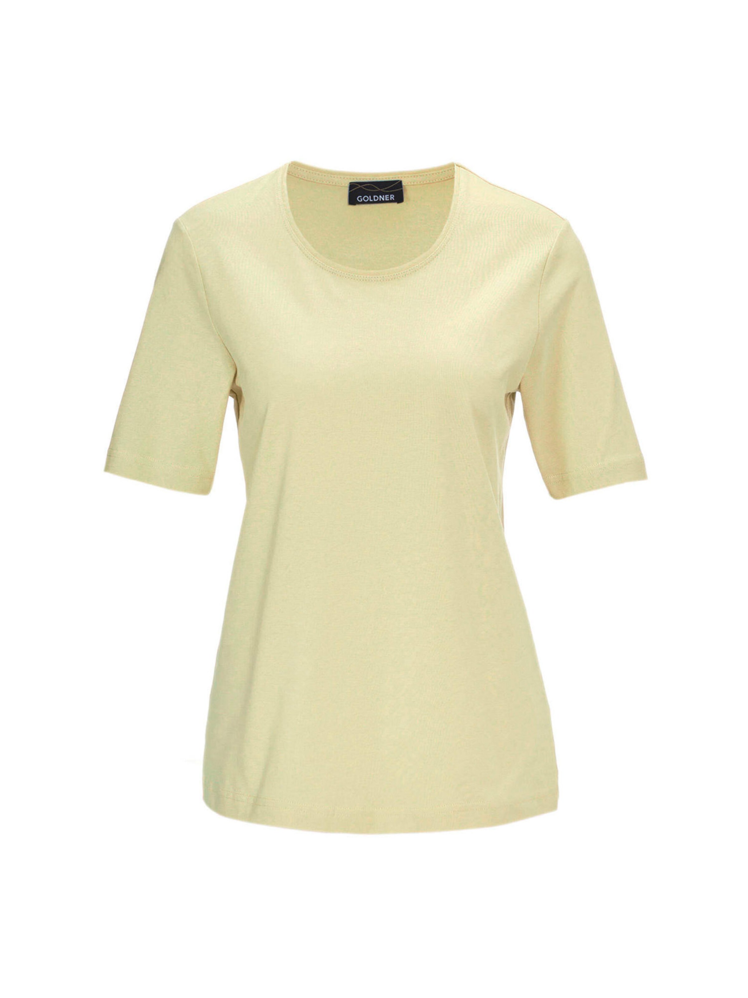 Goldner T-shirt en jaune, Vue avec produit