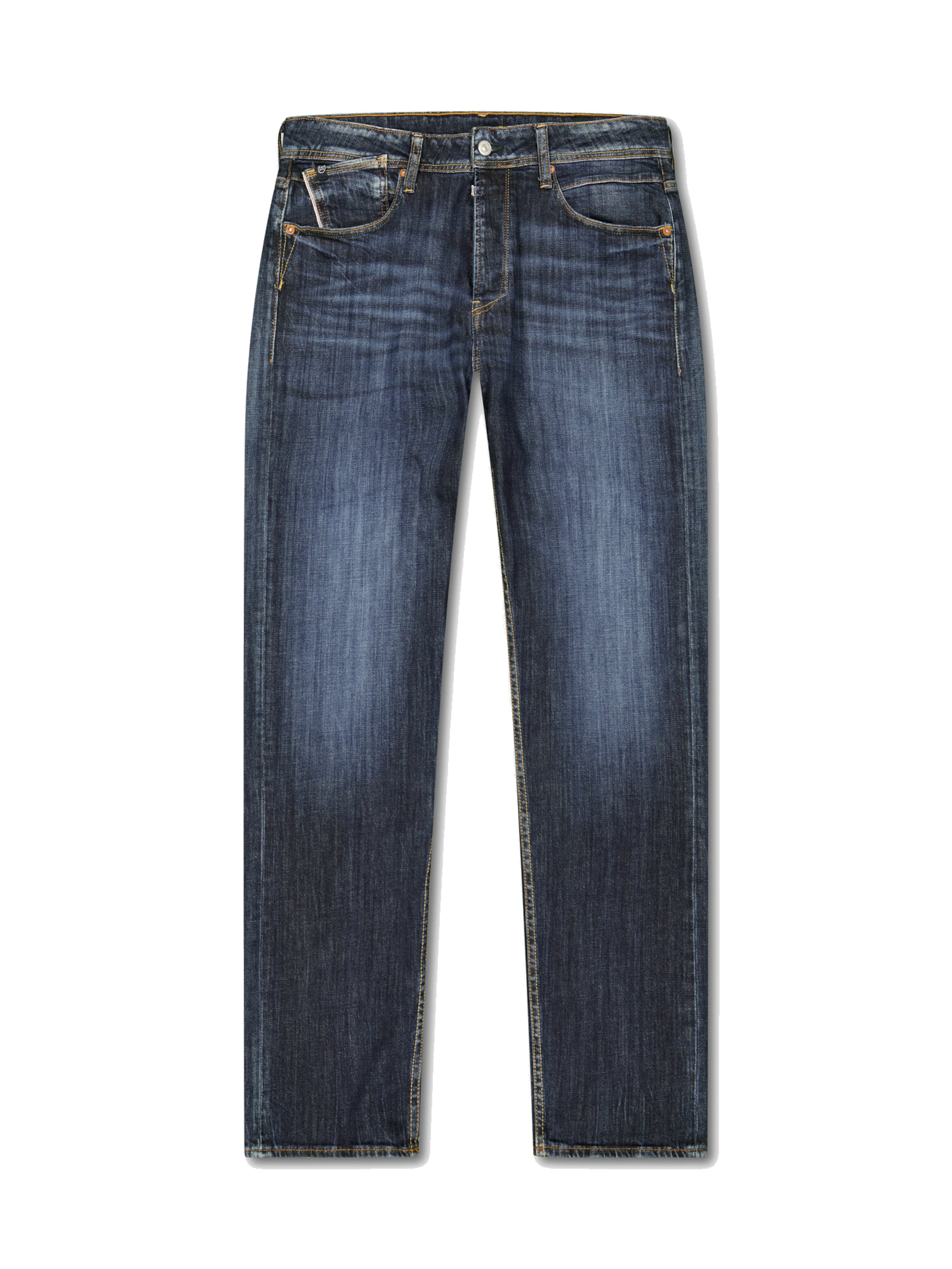 Le Temps Des Cerises Regular Jeans in Blauw: voorkant