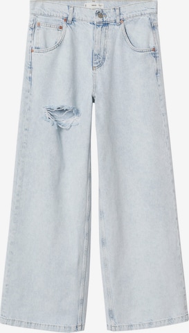 MANGO Wide Leg Jeans 'Dominik' in Blau: predná strana