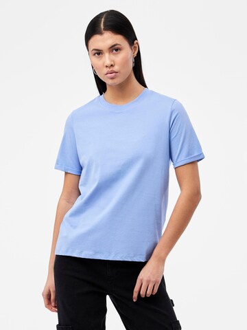 PIECES - Camisa 'RIA' em azul: frente