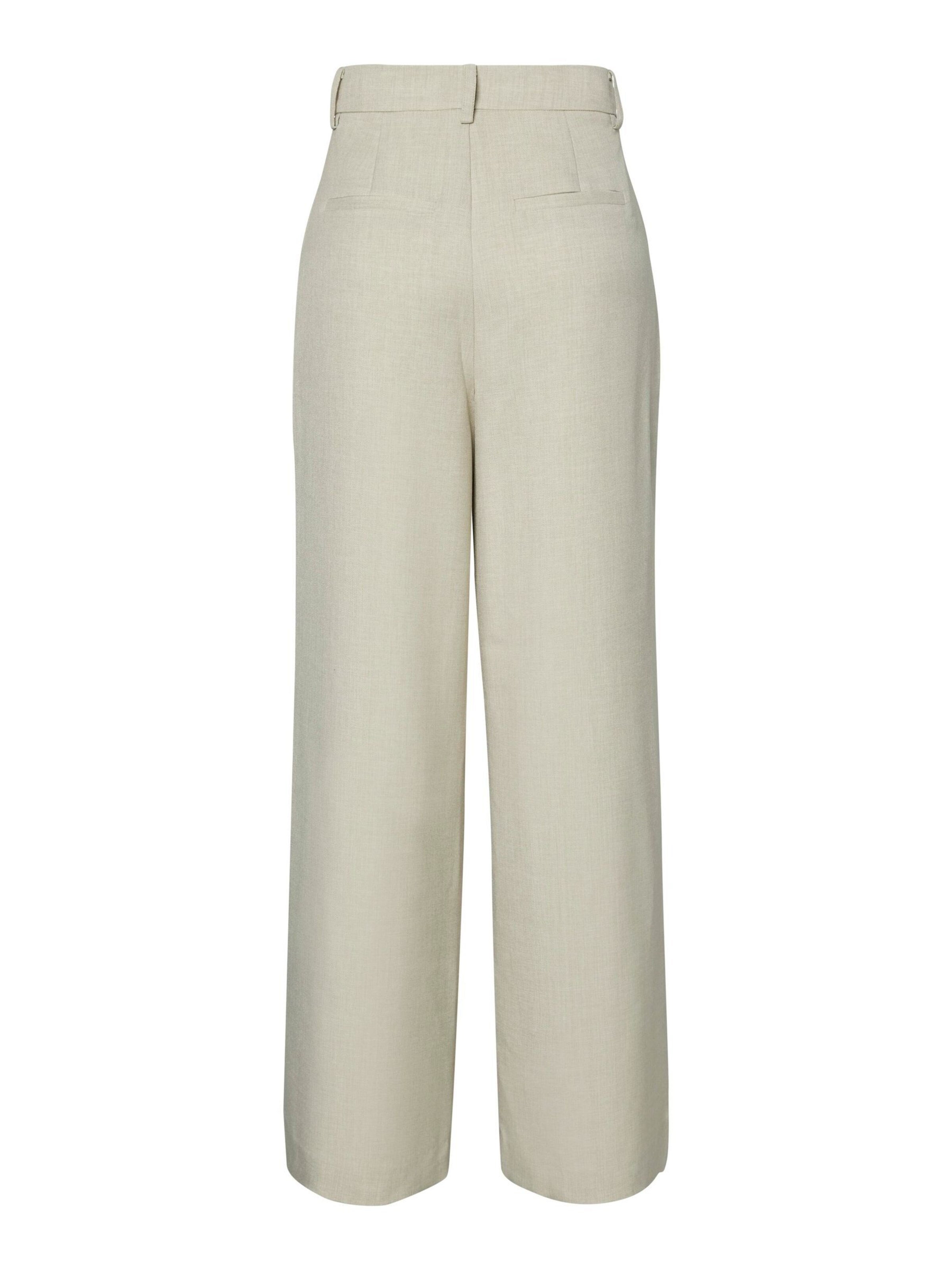 YAS Loose fit Pleat-front trousers 'YASTava' in Grey