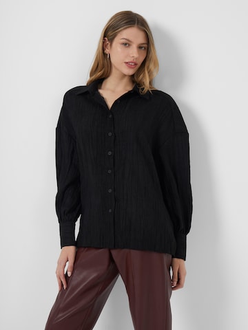 FRENCH CONNECTION - Blusa 'Elkaa' em preto: frente