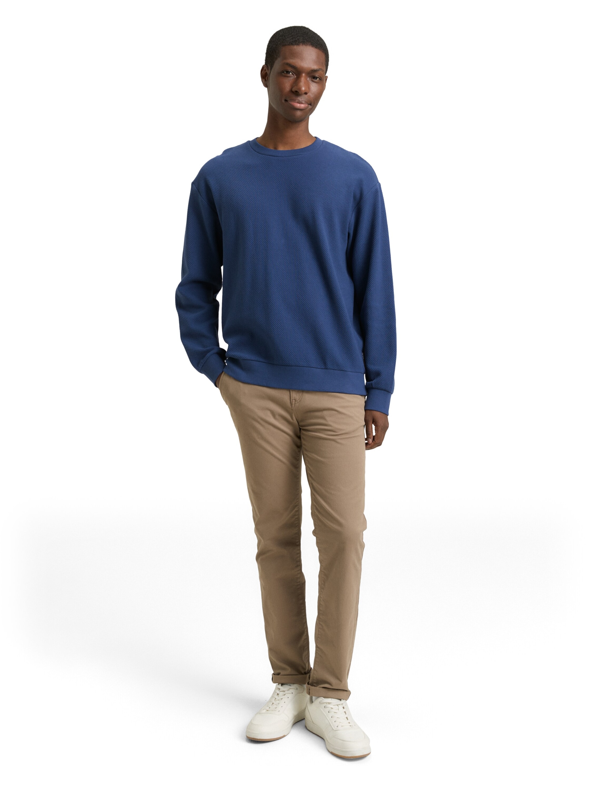 TOM TAILOR DENIM Sweatshirt in Blau