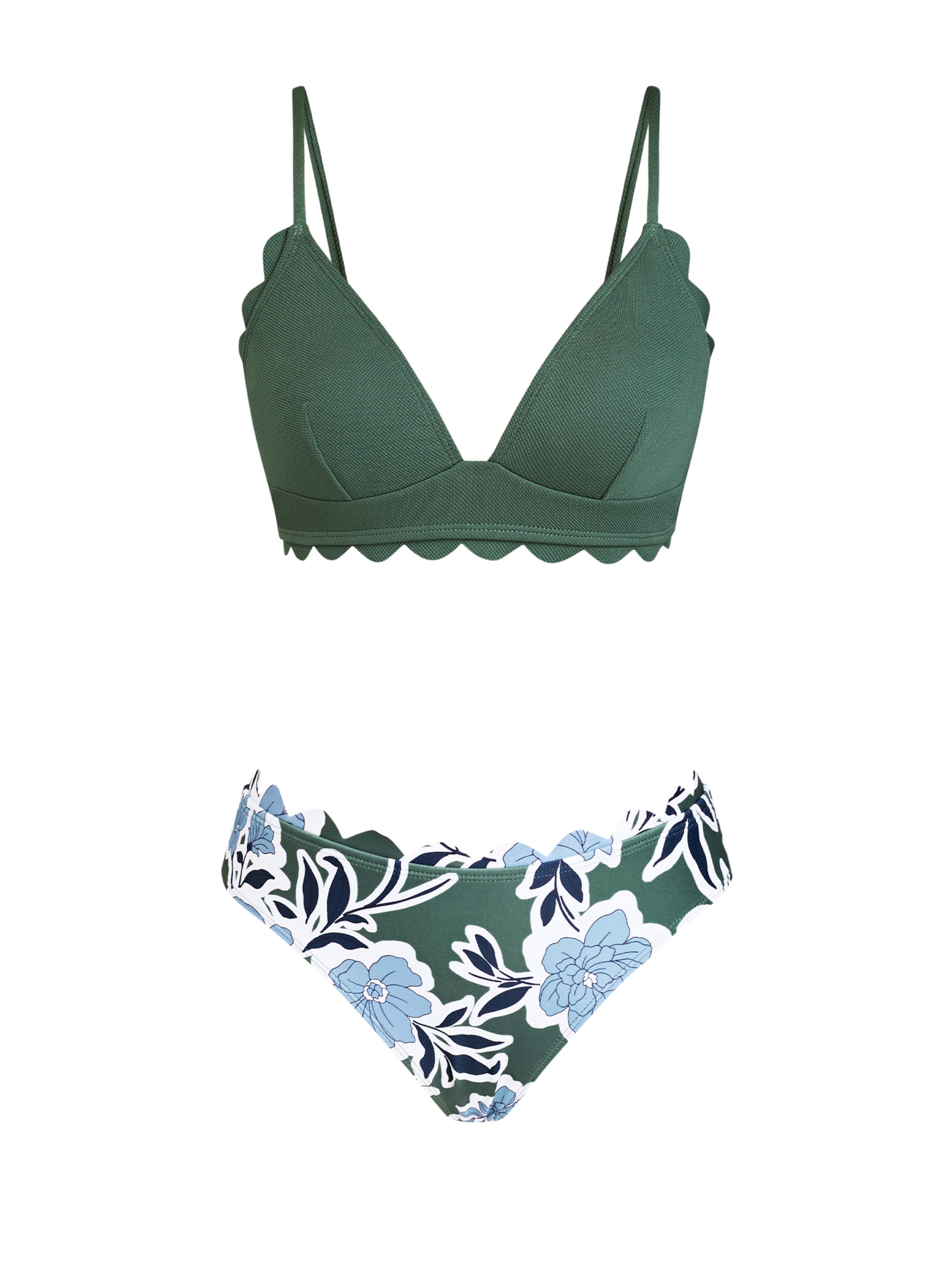 Cupshe Bikini‌‌ in Grün: Vorderseite