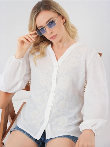 Bigdart Bluse in Weiß