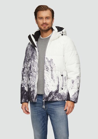 s.Oliver Winterjas in Wit: voorkant