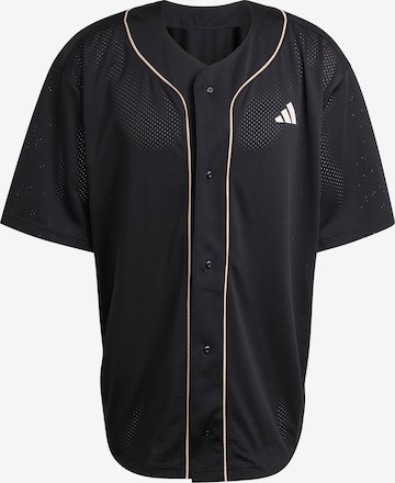 Comfort fit Camicia funzionale 'Stadium' di ADIDAS SPORTSWEAR in nero: frontale