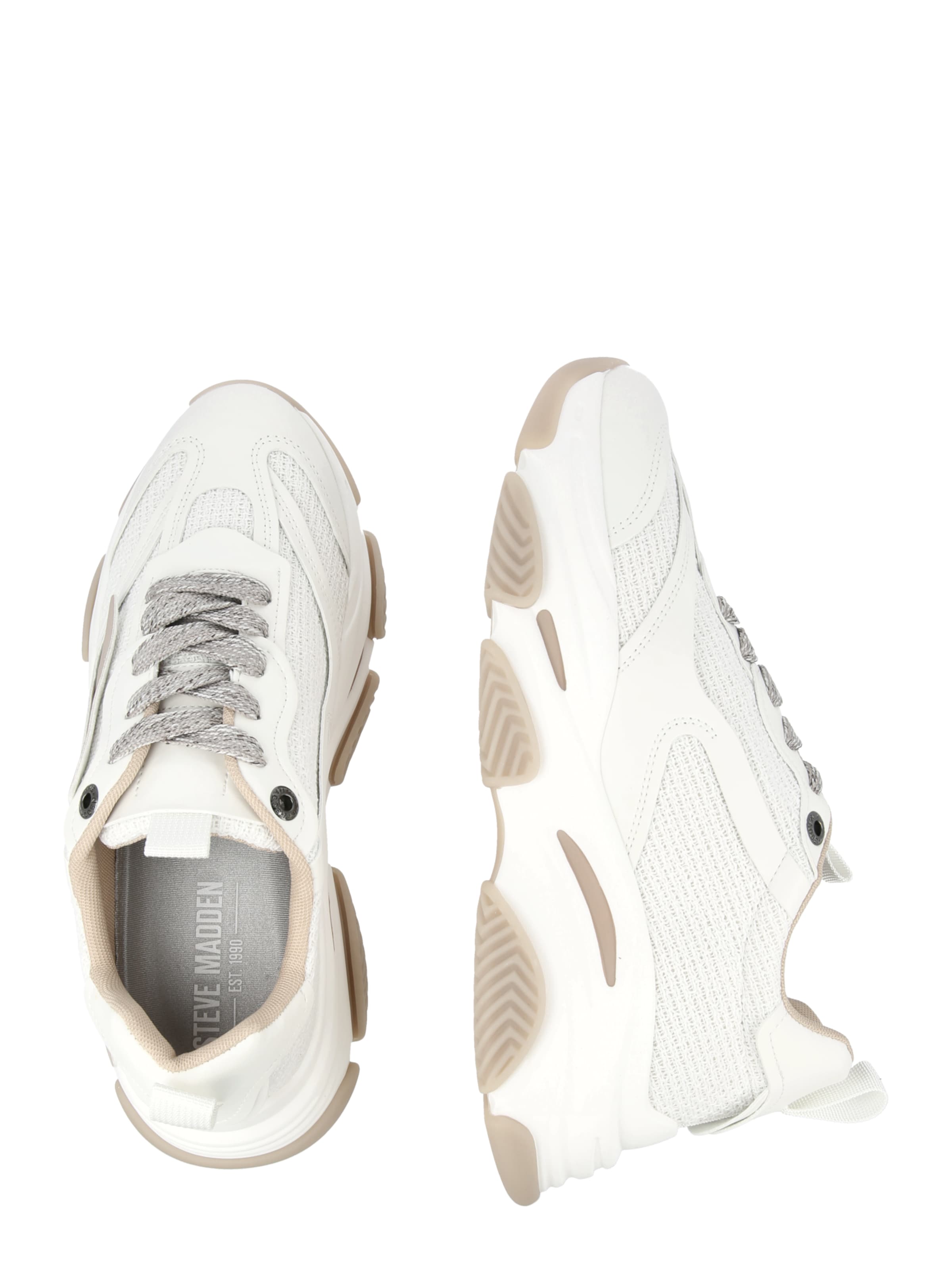 STEVE MADDEN Matalavartiset tennarit 'Possess-3' värissä valkoinen