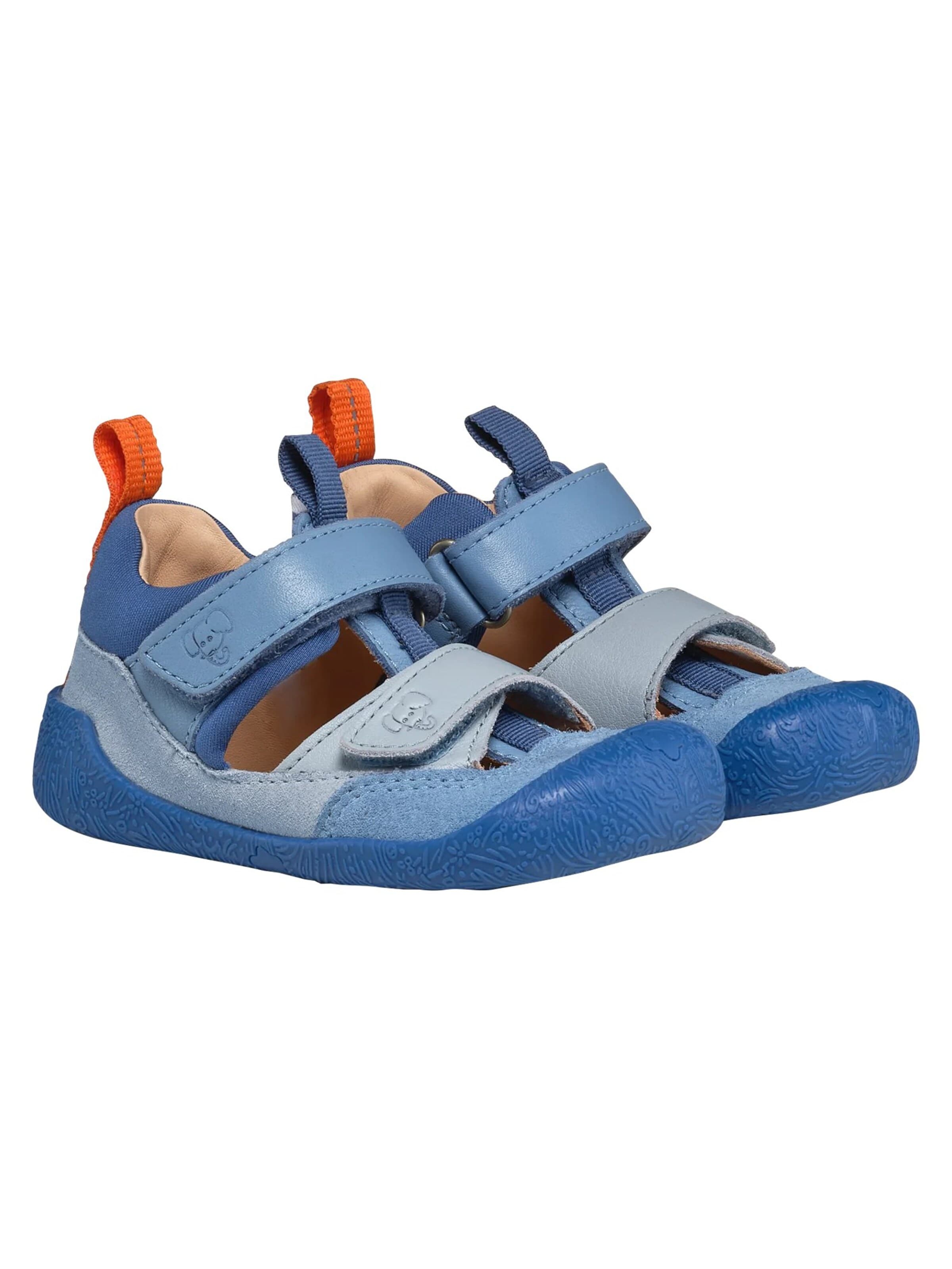 Affenzahn Sandals 'Sandale Leder Freely' in Blue