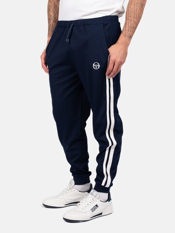 Sergio Tacchini Tapered Sporthose 'New Damarindo' in Blau: predná strana