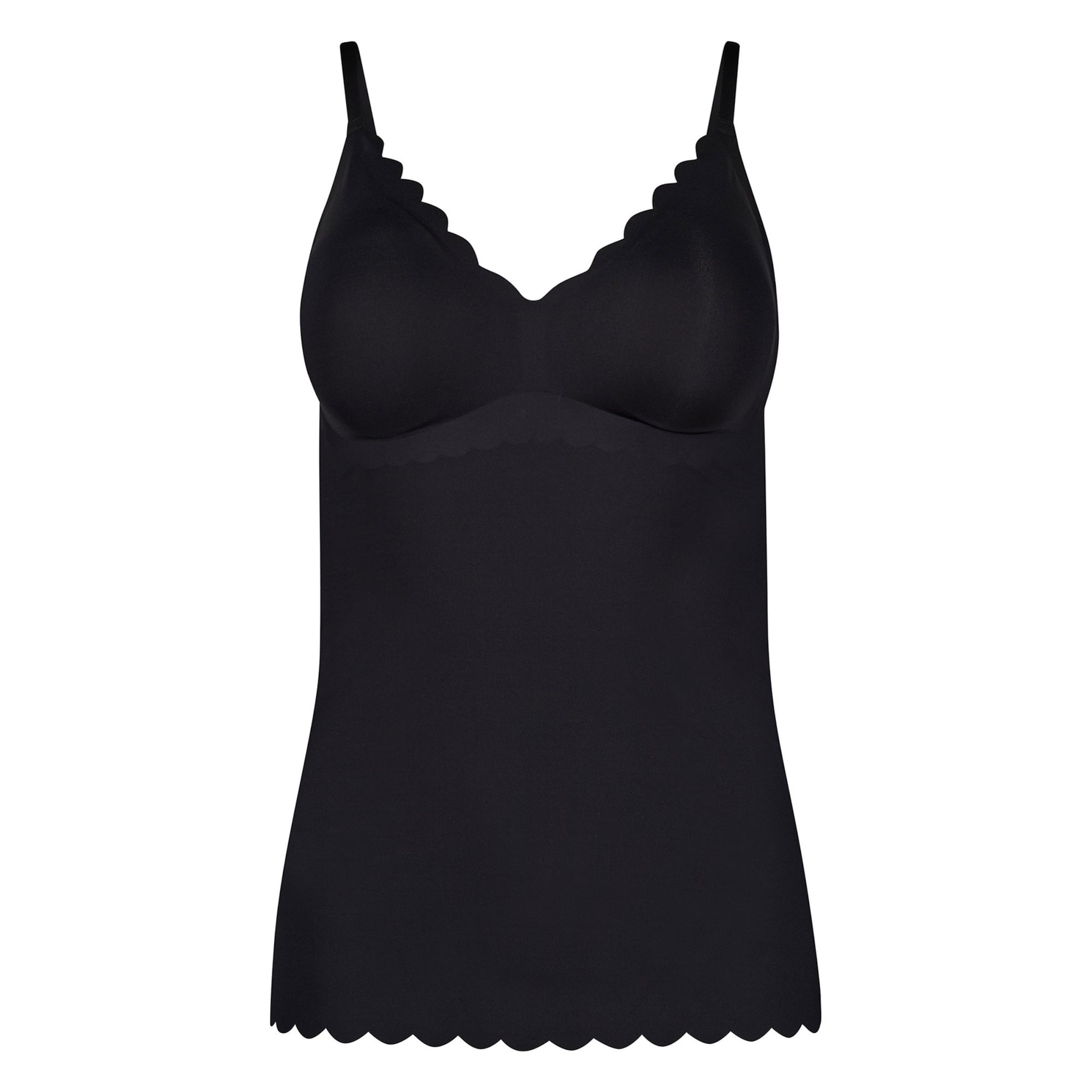 Skiny - Camiseta térmica en negro: frente