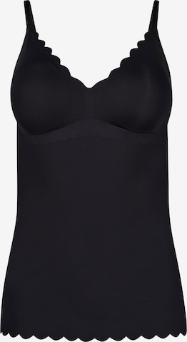 Skiny - Camiseta térmica en negro: frente