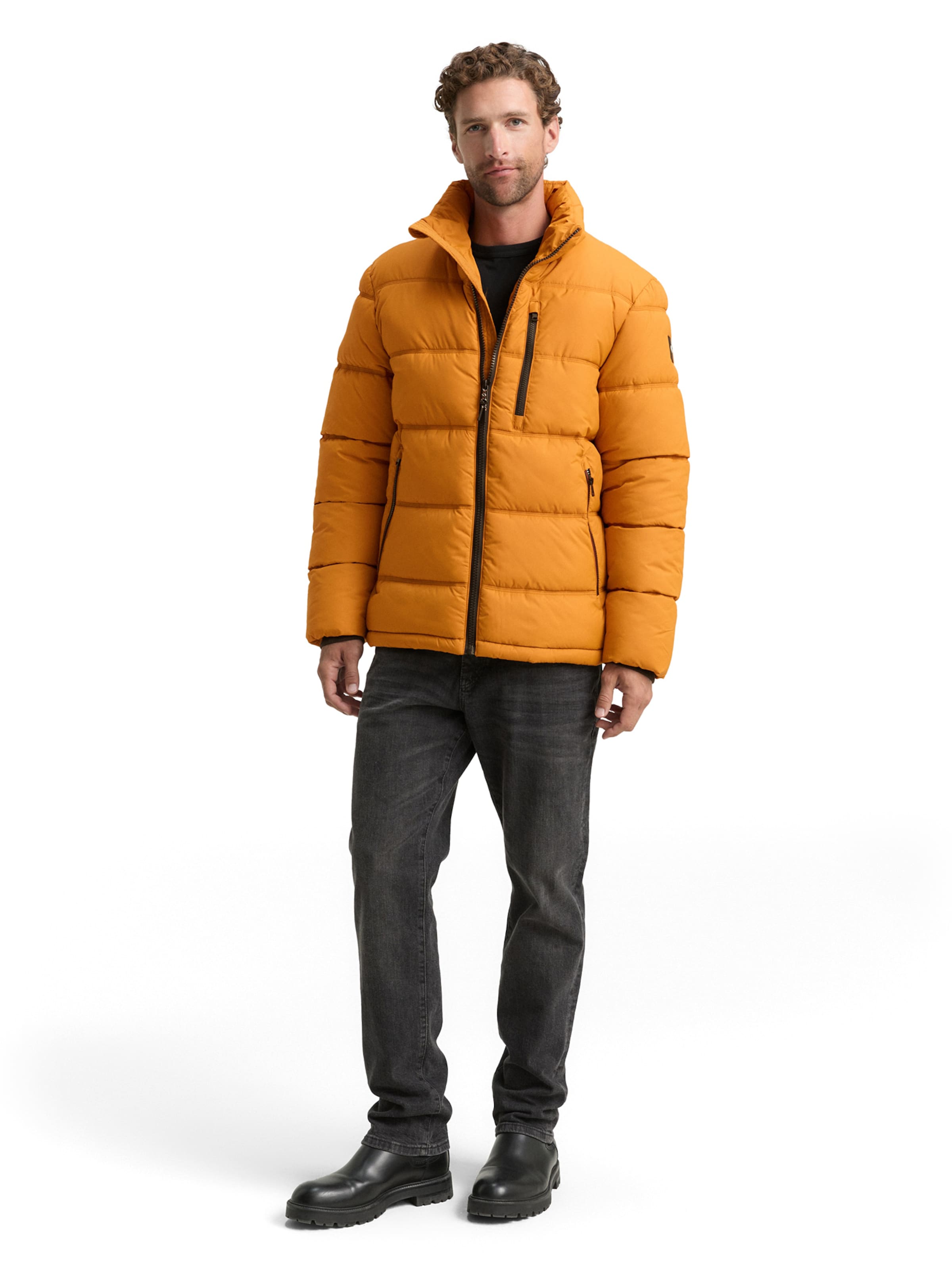 TOM TAILOR Zimná bunda - Oranžová