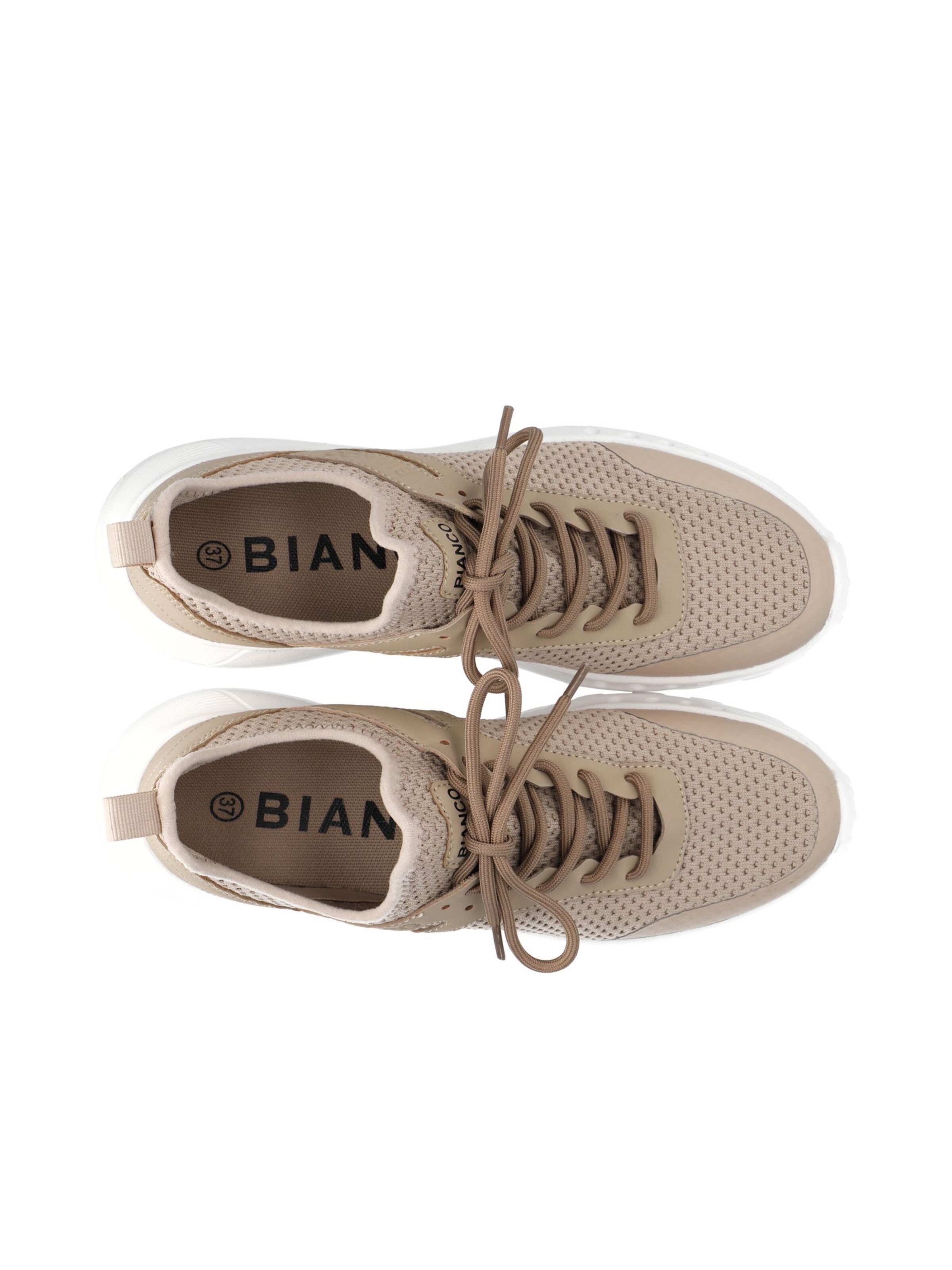Bianco Platform trainers 'LAUREN' in Beige