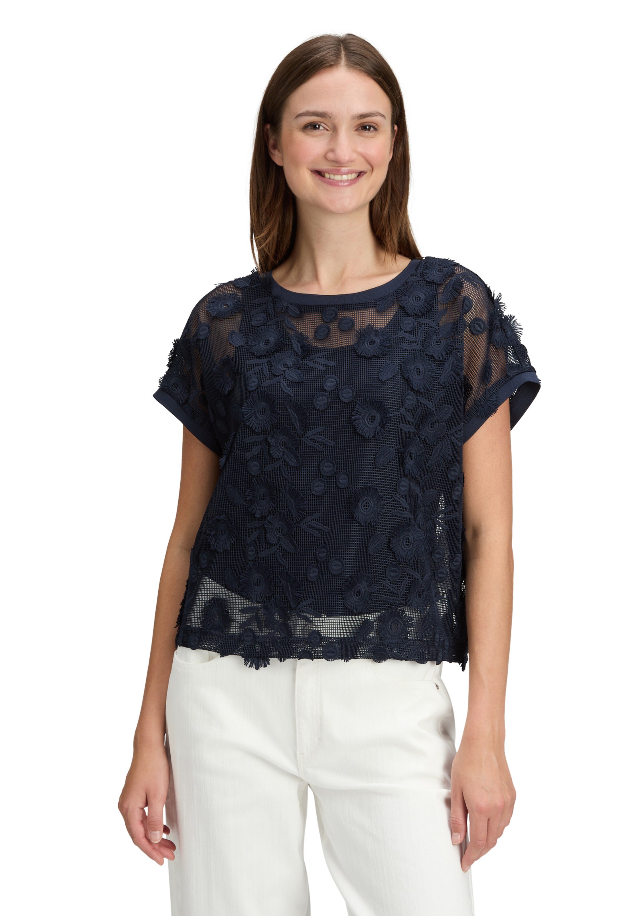 Betty & Co Shirt in Blue: front