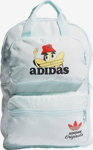 ADIDAS ORIGINALS Rucksack 'Fun Trefoil' in Blau: predná strana