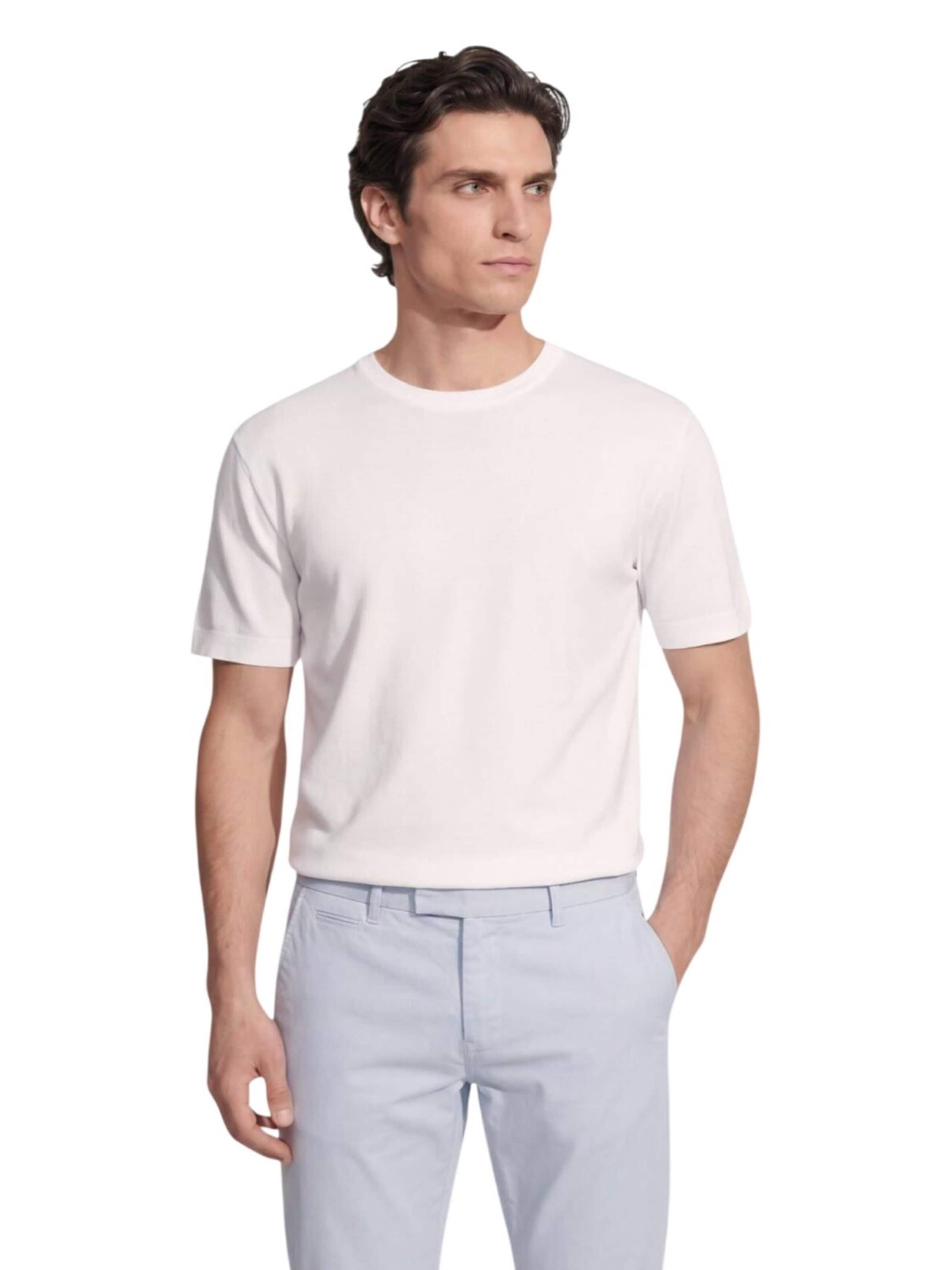 Ramsey Shirt in Wit: voorkant