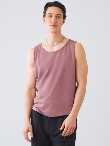 Honest Basics Shirt 'Muscle Tank' in Oranje: voorkant