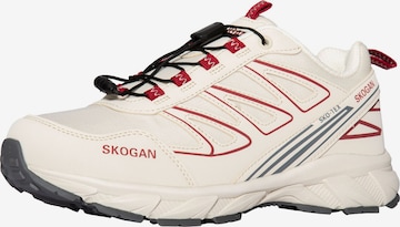 Baskets basses SKOGAN en blanc : devant