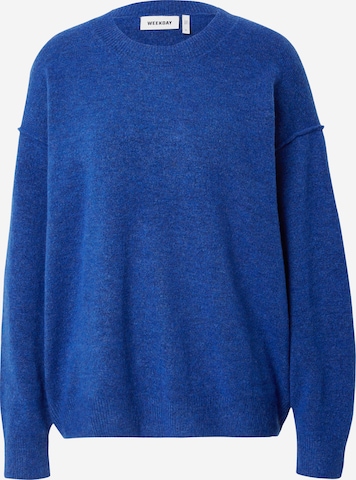 WEEKDAY Sweater 'Annie' in Blue: front