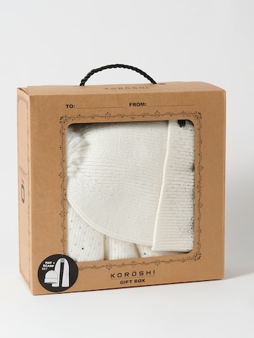 KOROSHI Šal | bela barva