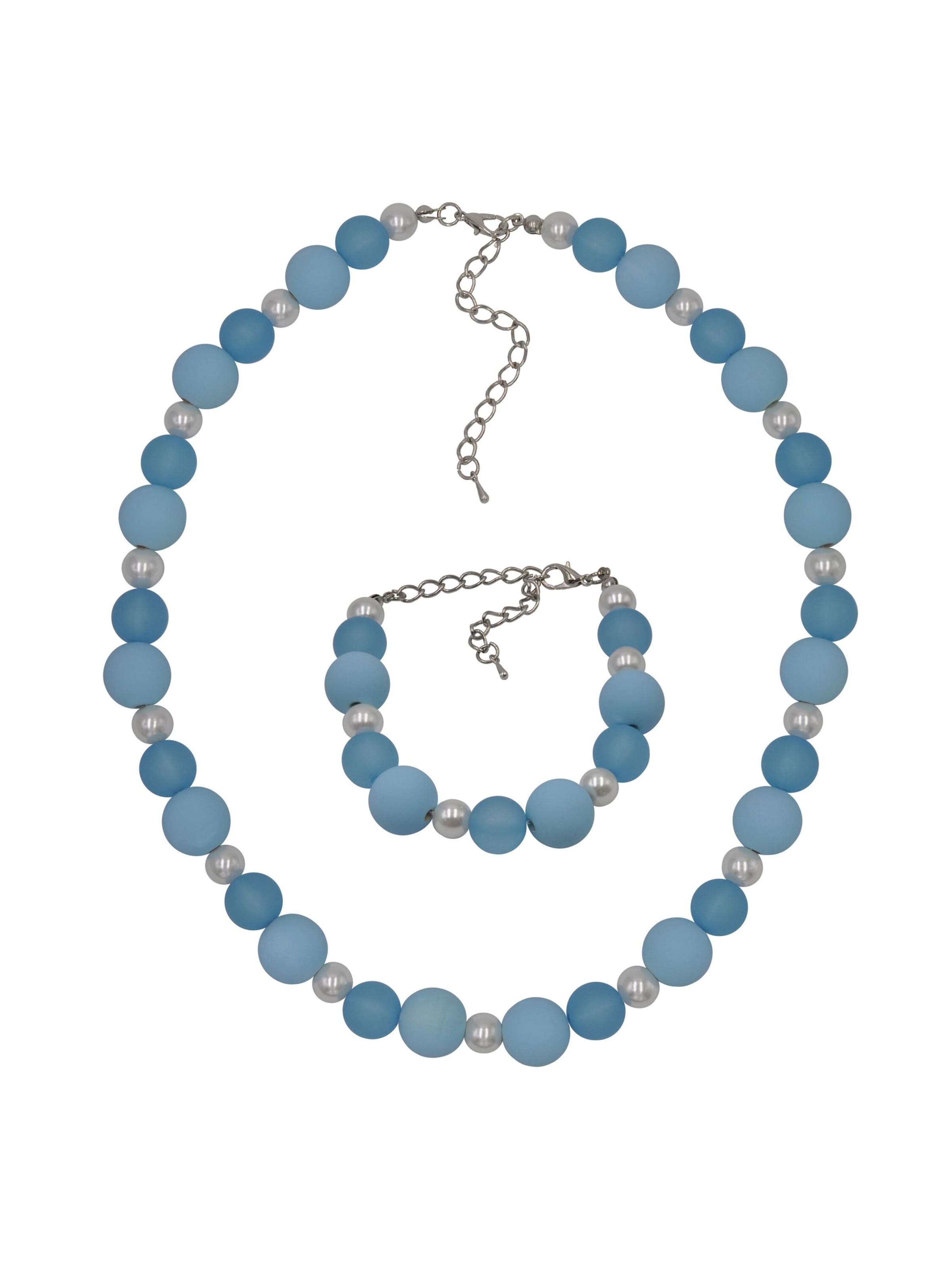 Steuer Jewelry Set in Blue: front