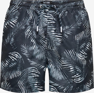 Shorts de bain 'Ted' Only & Sons en bleu : devant