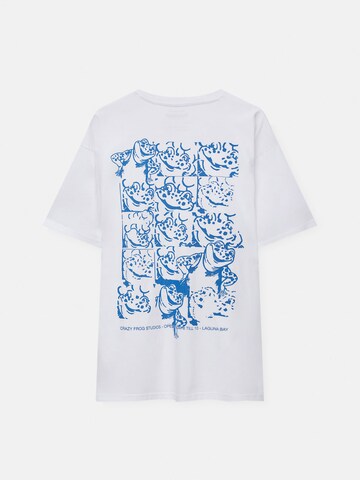 Pull&Bear T-Shirt in Weiß