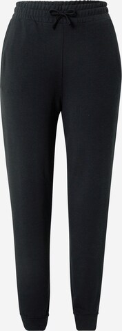 NIKE Tapered Workout Pants in Black: front