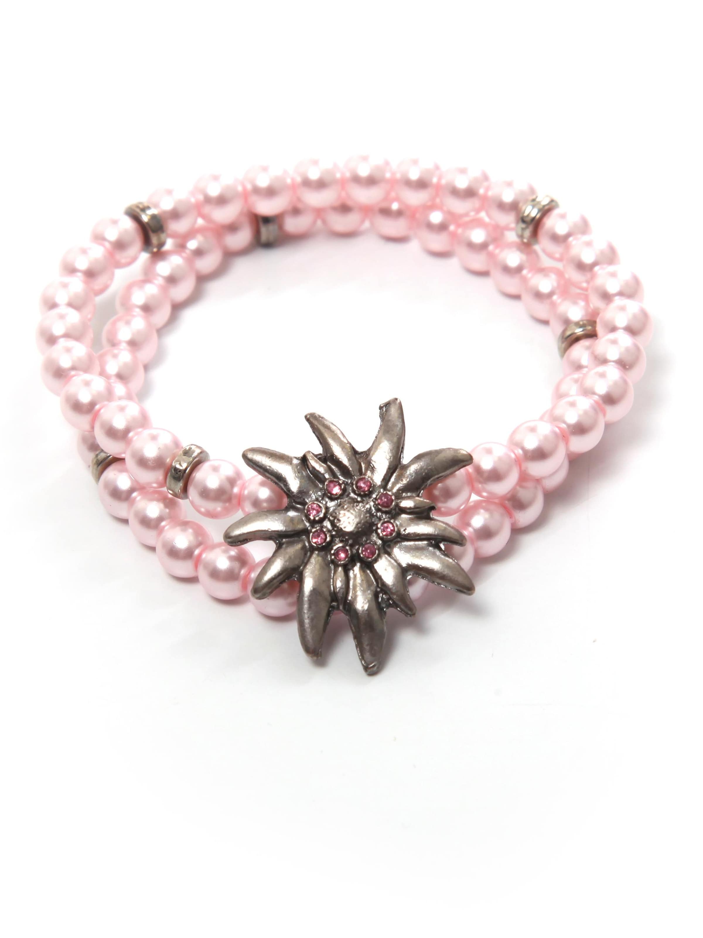 COLLEZIONE ALESSANDRO Bracelet 'Alea' in Pink: front