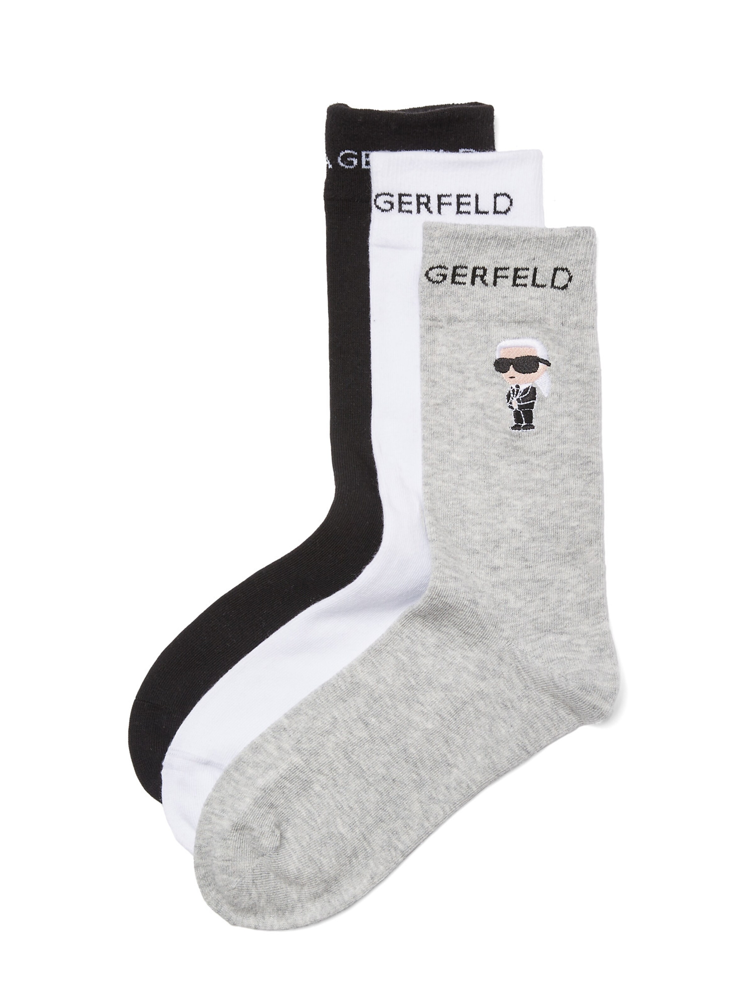 jauktas krāsas Karl Lagerfeld Zeķes