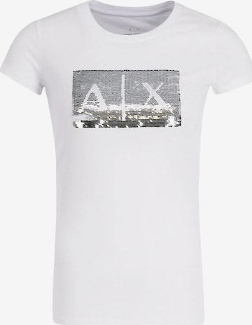 Maglietta '8NYTDL YJ73Z' di ARMANI EXCHANGE in bianco: frontale