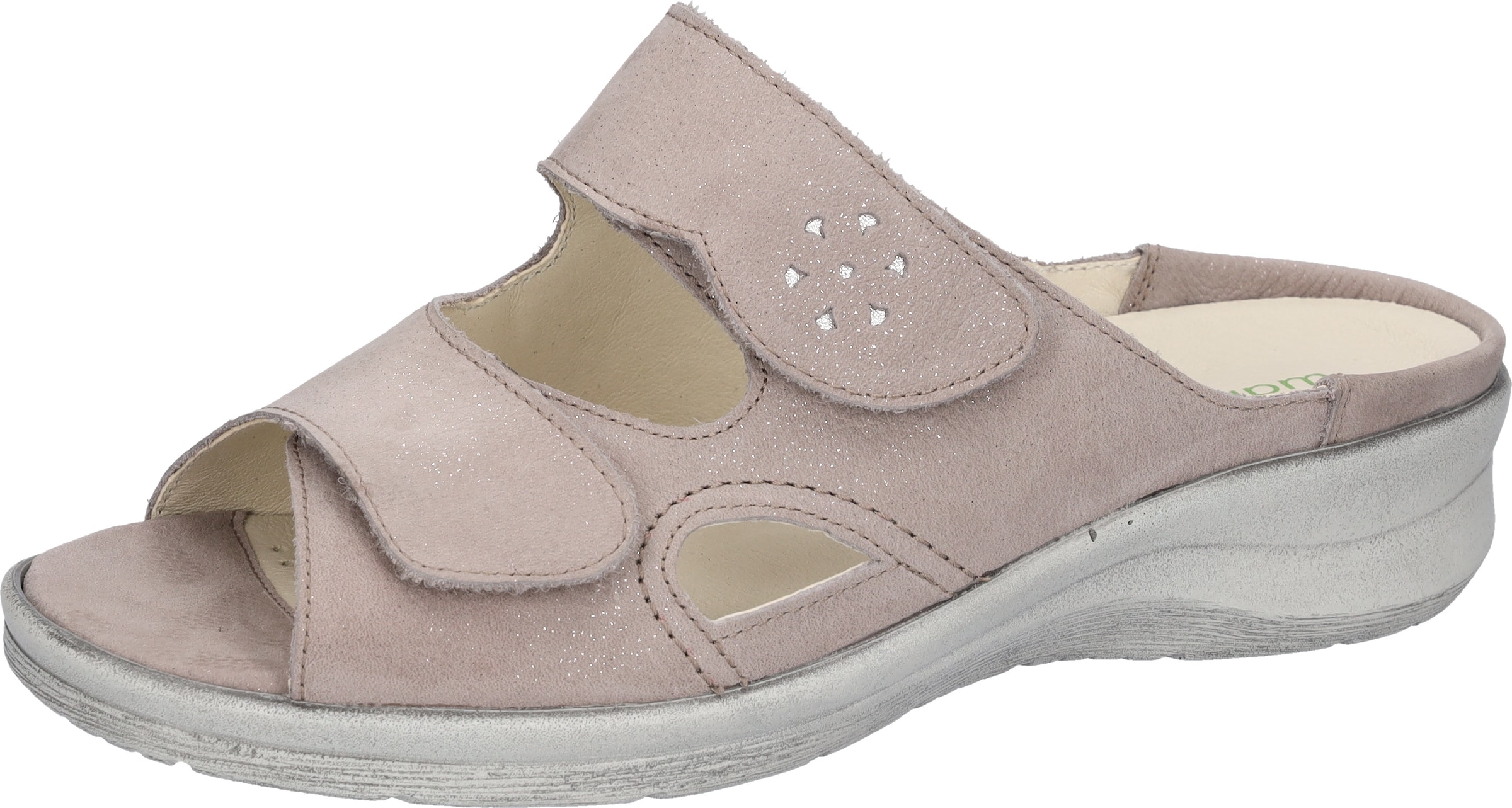 WALDLÄUFER Mules in Grey: front