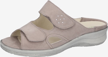 WALDLÄUFER Mules in Grey: front