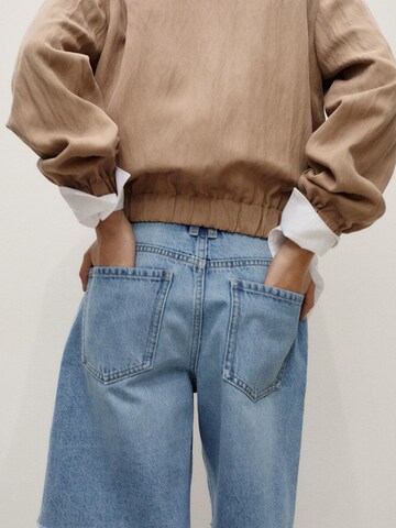 MANGO Loose fit Jeans 'ANNE' in Blue